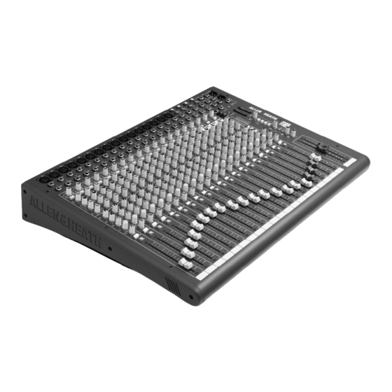 ALLEN & HEATH ZED 12 FX User Manual