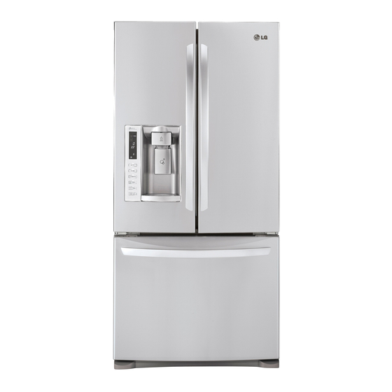 LG LFX25978ST REFRIGERATOR OWNER