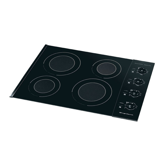 FRIGIDAIRE GALLERY GLEC30S9E COOKTOP INSTALLATION INSTRUCTIONS MANUAL