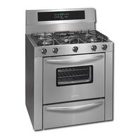 Frigidaire PLGF659ECA Control Manual