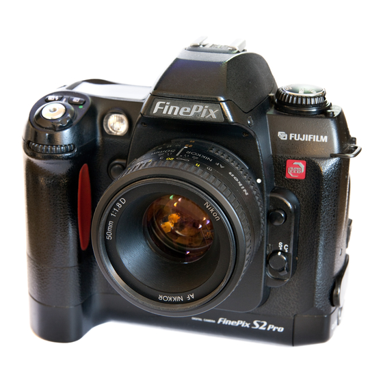 FUJIFILM FINEPIX S2 PRO DIGITAL CAMERA OWNER'S MANUAL | ManualsLib