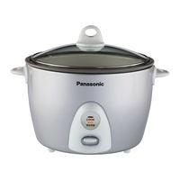 Panasonic SR-G06FGL Rice, Steamer & Multi-Cooker, 3-Cup, 3 cups uncooked/6  cups cooked, Silver