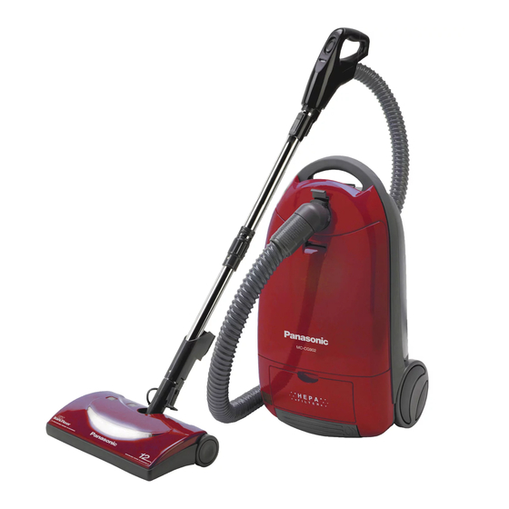 PANASONIC MCCG902 VACUUM CLEANER OPERATING INSTRUCTIONS MANUAL