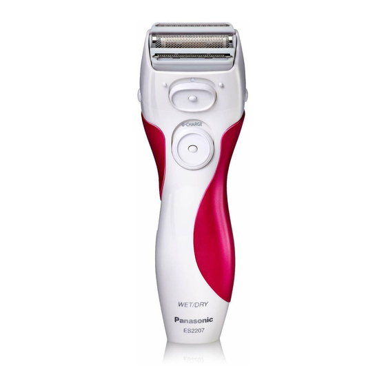 PANASONIC ES2207P EPILATOR OPERATING INSTRUCTIONS MANUAL ManualsLib