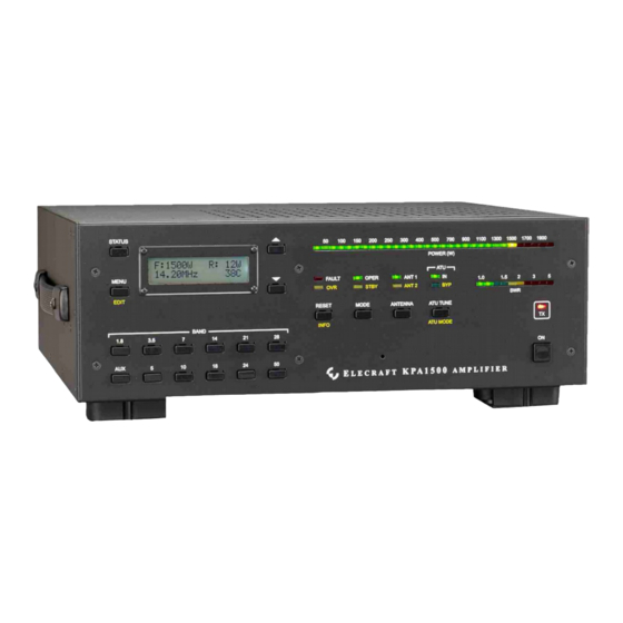 ELECRAFT KPA500 Owner's Manual