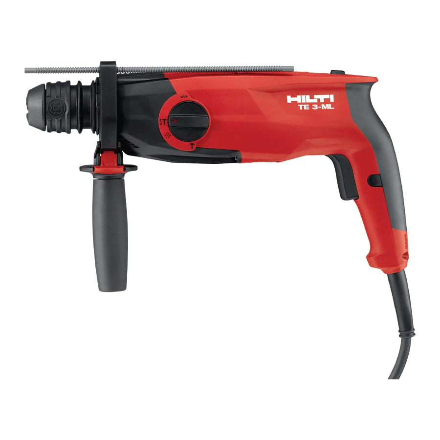 Hilti TE 3-ML Original Operating Inctructions