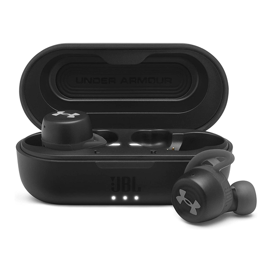 Harman JBL Under Armour True Wireless Streak Quick Start Manual