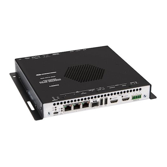 CRESTRON DMNVX360 QUICK START MANUAL Pdf Download ManualsLib