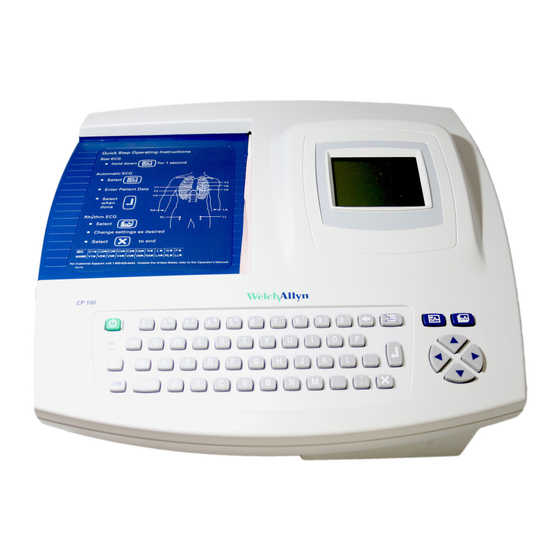 WELCH ALLYN CP 100 SERVICE MANUAL Pdf Download ManualsLib