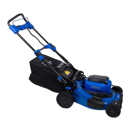 Kobalt electric deals lawn mower manual