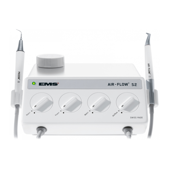 EMS AIRFLOW S2 OPERATION INSTRUCTIONS MANUAL Pdf Download ManualsLib