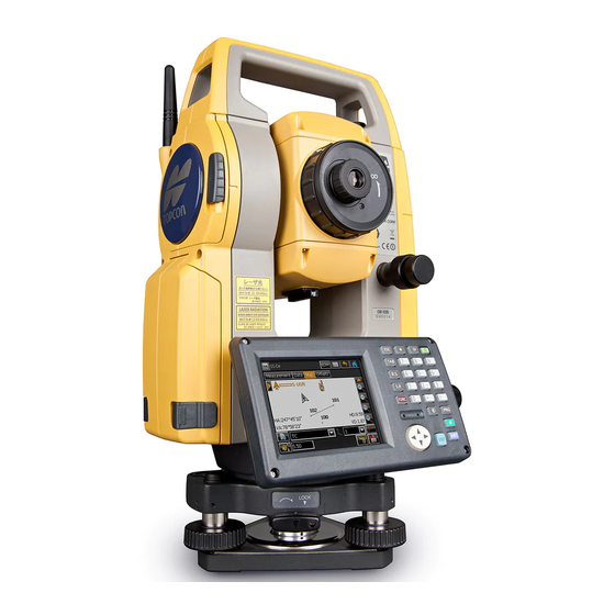 TOPCON OS SERIES RESECTION SETUP QUICK MANUAL Pdf Download | ManualsLib