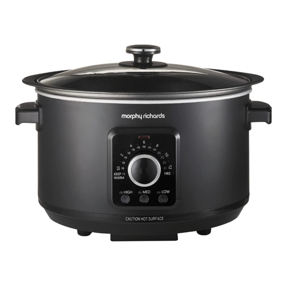 MORPHY RICHARDS 460021 INSTRUCTIONS FOR USE MANUAL Pdf Download