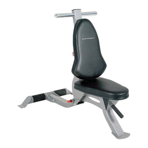 BodyCraft BC-F603 Assembly Instructions Manual