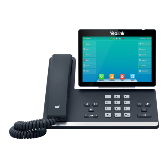 Yealink T57W User Manual