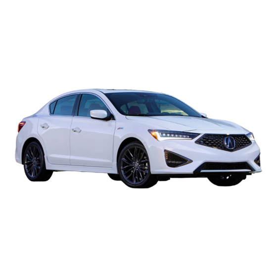Acura ILX 2021 Owner's Manual