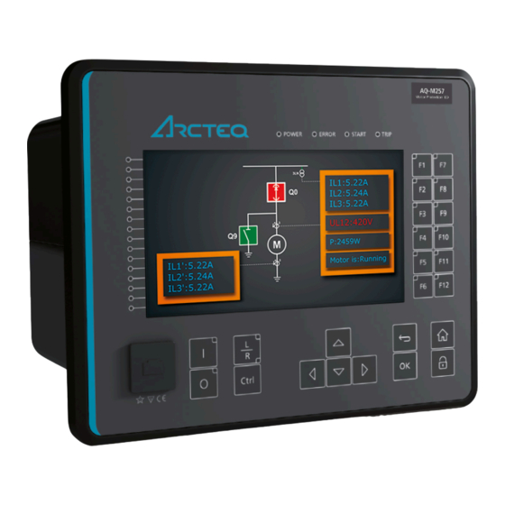 ensto Arcteq AQ-M257 Instruction Manual
