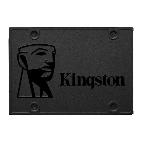 Kingston Technology SA400S37/120G Manual