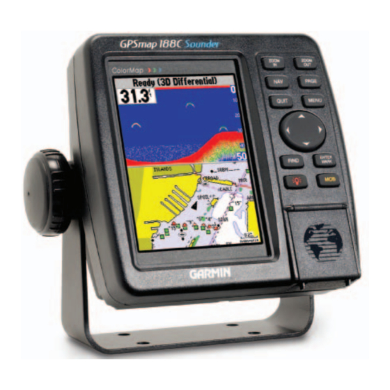 Garmin GPSMAP 188 Owner's Manual And Reference Manual