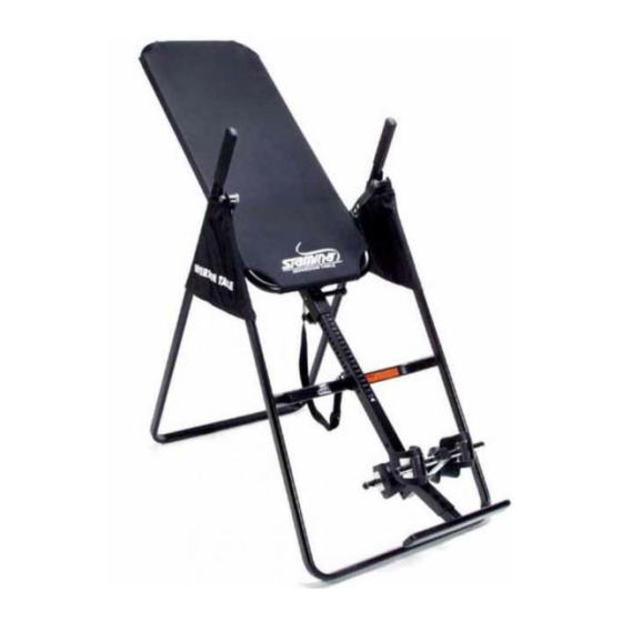 Stamina Inversion Table Owner's Manual