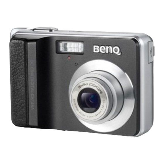 BenQ DC C840 Digital Camera Manuals