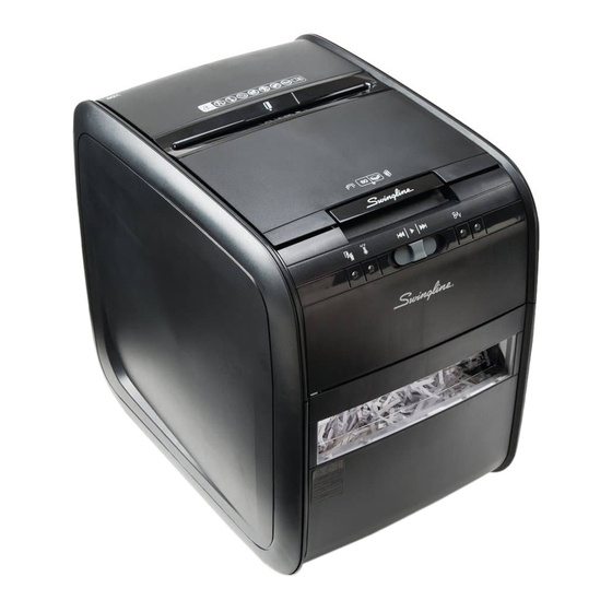 Swingline Stack-and-Shred 80X Instruction Manual