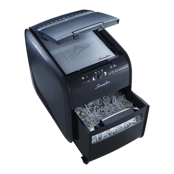 Swingline STACK AND SHRED 80X Quick Start Manual