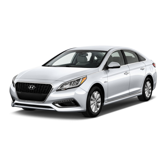 Hyundai 2017 Sonata Quick Reference Manual