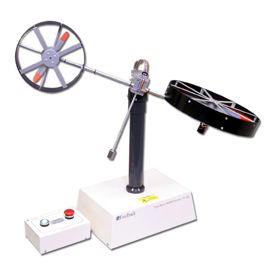feedback Twin Rotor Mimo System Installation And Commissioning Manual