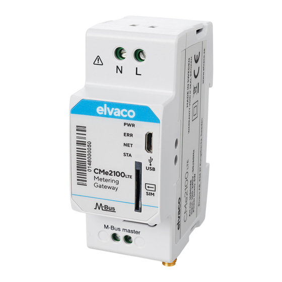 Elvaco CMe2100 LTE Quick Start Manual