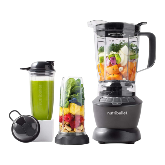 NUTRIBULLET COMBO USER MANUAL Pdf Download ManualsLib