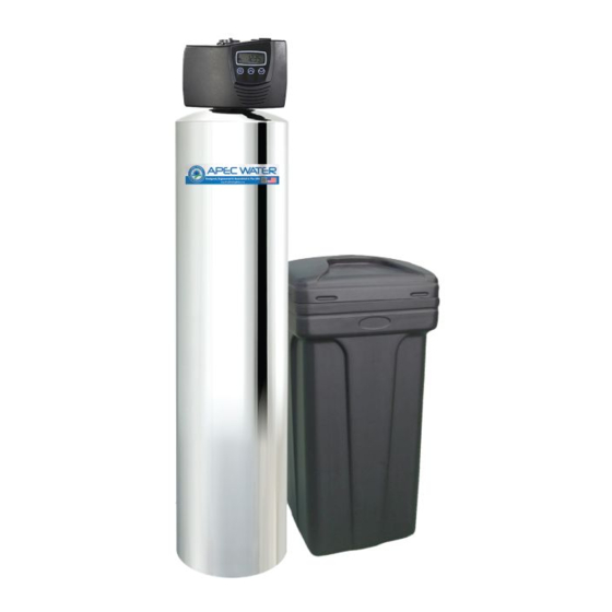 APEC WATER SOFTENER SERIES INSTALLATION INSTRUCTIONS & OWNER