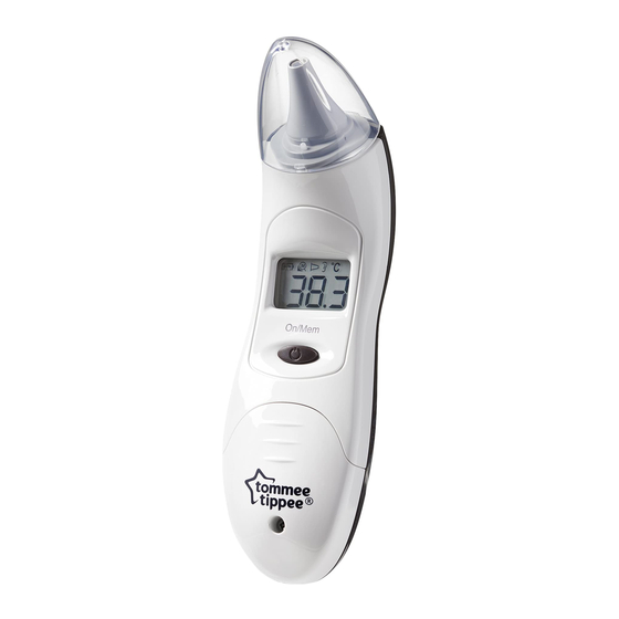 TOMMEE TIPPEE DIGITAL EAR THERMOMETER INSTRUCTIONS FOR USE MANUAL Pdf