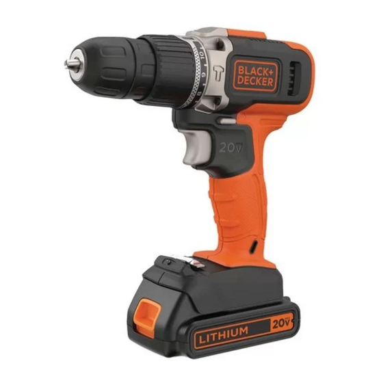 Image of Black & Decker BCD704 drill product page