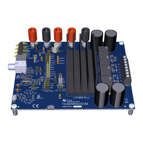 TEXAS INSTRUMENTS TAS6584Q1 EVM USER MANUAL Pdf Download ManualsLib