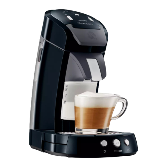 SENSEO HD7850 QUICK START MANUAL Pdf Download ManualsLib