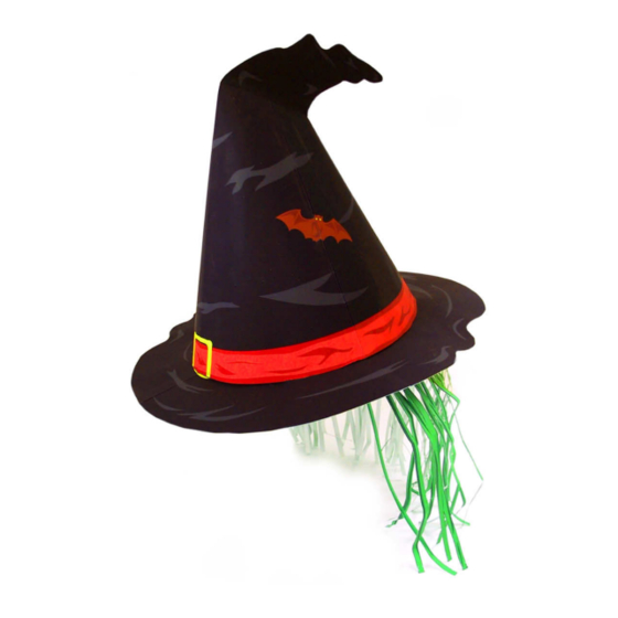 Canon Papercraft Halloween Witch's Hat Manual Pdf Download 