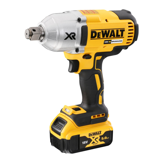 Dewalt Xr Li-ion Dcf897 Original Instructions Manual Pdf Download 