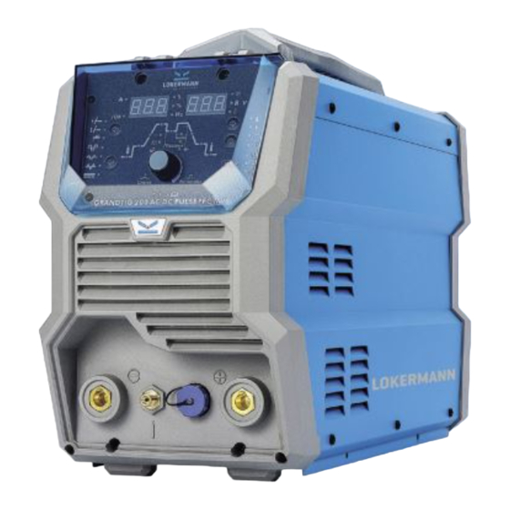 LOKERMANN GRAND TIG 200 USER MANUAL Pdf Download ManualsLib