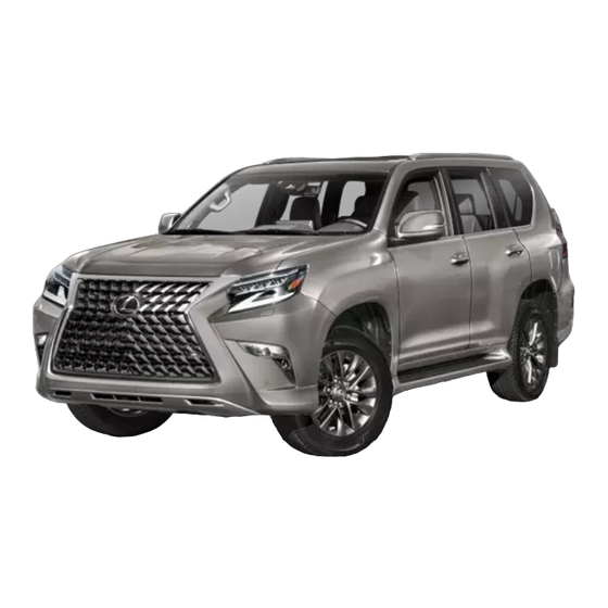 Lexus GX 460 2022 Owner's Manual