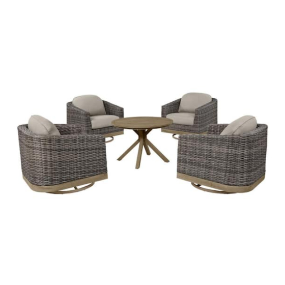 Home Decorators Collection Rosebrook 7-Piece Wicker Outdoor Dining