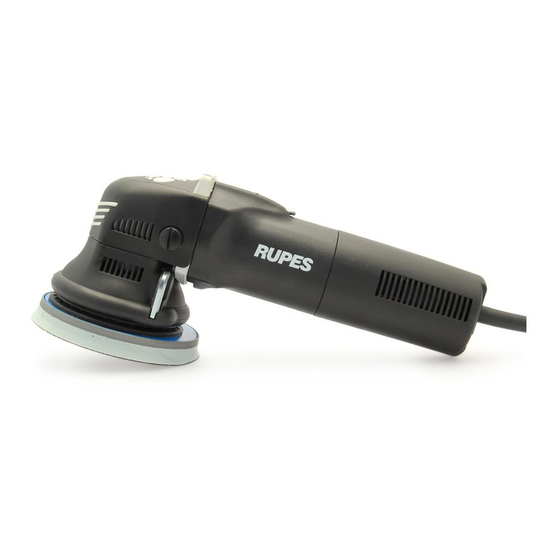 Rupes LHR12E Instruction Manual