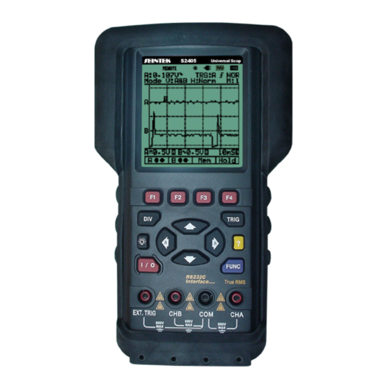 User Manuals: Seintek S2401 Scope Meter