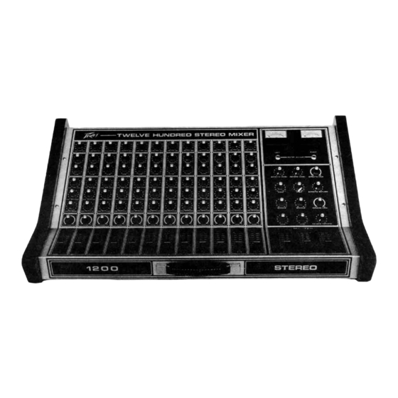 Peavey 1200 Owner's Manual