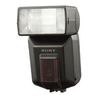 Sony HVL-F36AM - Flash For Alpha DSLR Operating Instructions Manual