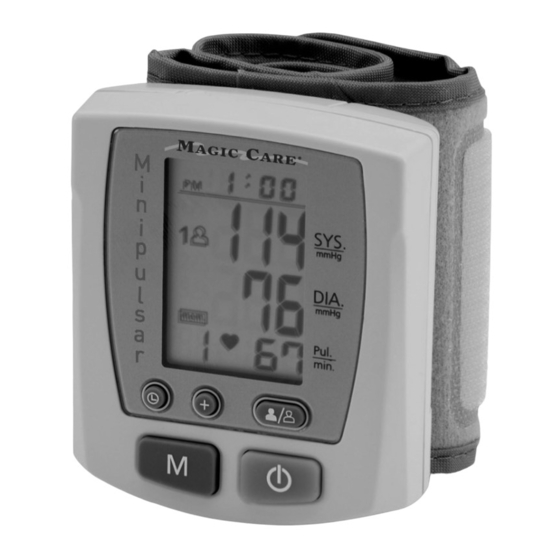 Magic Care Minipulsar Instructions For Use Manual