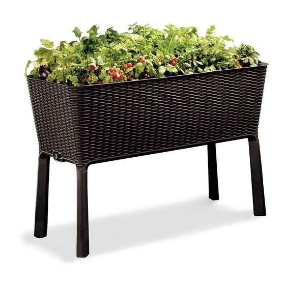 KETER ELEVATED GARDEN BED ASSEMBLY INSTRUCTIONS MANUAL Pdf Download