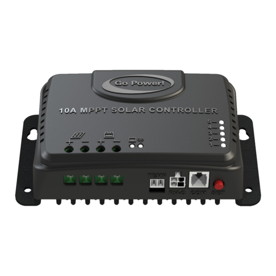 GO POWER 10 AMP RVCMPPT USER MANUAL Pdf Download ManualsLib