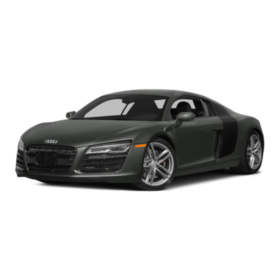 AUDI R8 2015 MAINTENANCE MANUAL Pdf Download ManualsLib