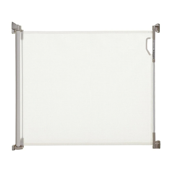 Barrière intérieure/extérieure rétractable Dreambaby® -blanc LC820